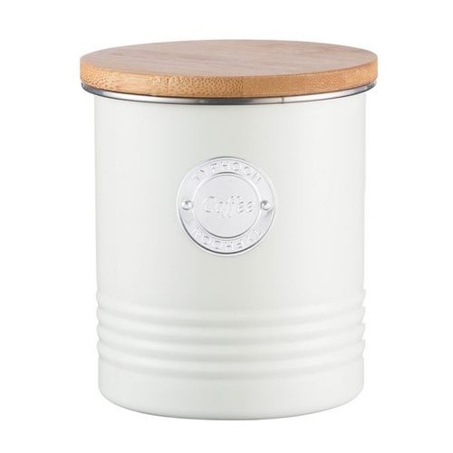 Typhoon Living Collection 1 Quart Coffee Canister - Cream