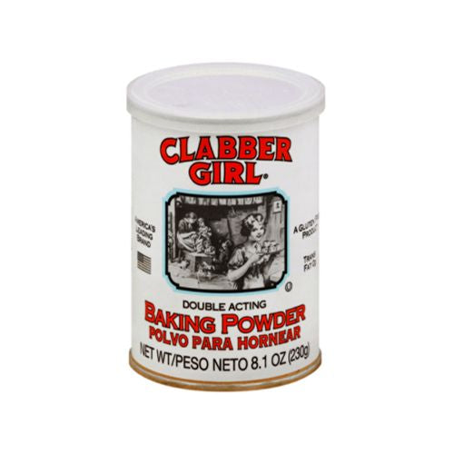 Clabber Girl Double Acting Baking Powder - Spanish, 8.1 oz.