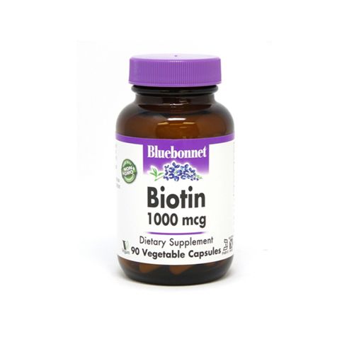 Bluebonnet Nutrition Biotin 1000 mcg Vegetarian Capsules 90 Ct