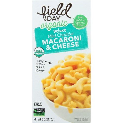 ORGANIC DELUXE MILD CHEDDAR MACARONI & CHEESE