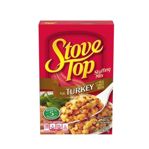 Stove Top Turkey Stuffing Mix Side Dish 6 oz Box