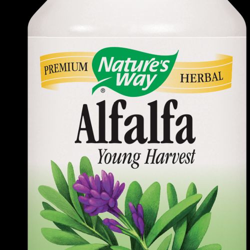 Nature s Way Alfalfa Young Harvest 405 mg Tru-ID? Certified 100 Ct