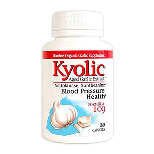 Kyolic Kyolic Aged Garlic Extract Blood Pressure Health Formula I09 - 160 Capsules