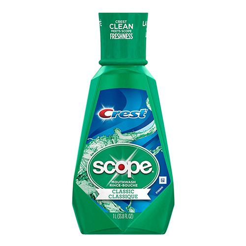 Crest Scope Classic Mouthwash Original Mint 1L
