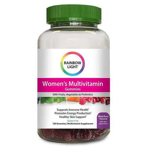 4 Bottles Rainbow Light Women's Multivitamin Gummies Probiotics 120 Exp 12/23