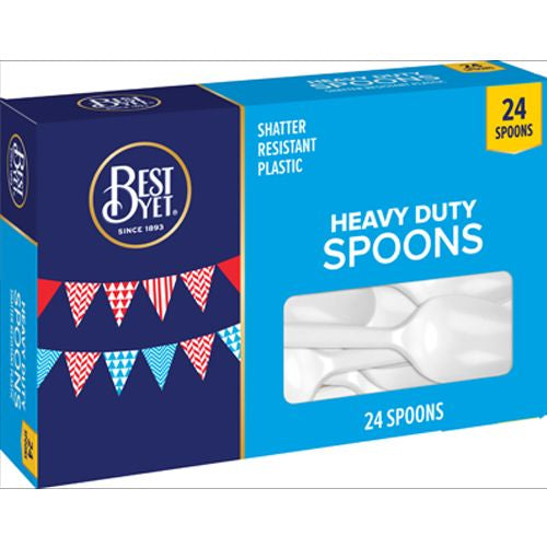 Best Yet Heavy Duty Spoons - 24 Ct