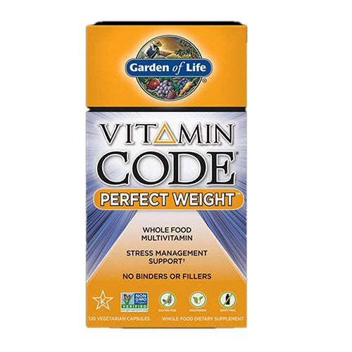 Garden of Life Vitamin Code Perfect Weight Multivitamin Vegetarian Capsules 120 Ct