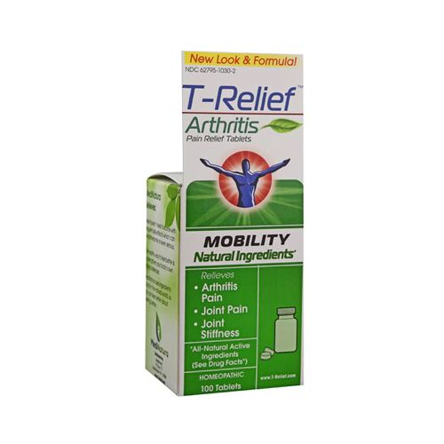 MediNatura T-Relief Arthritis Natural Pain Relief Arnica +12 100 Tabs