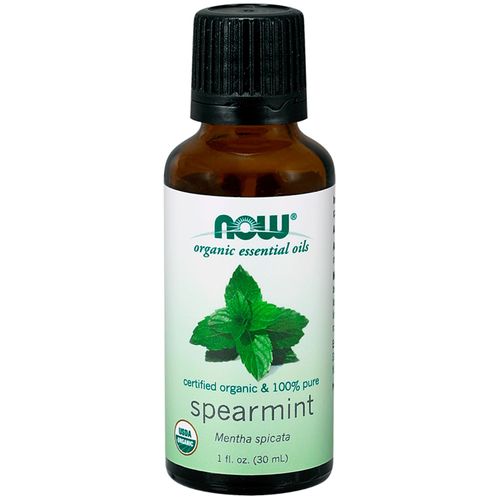 Organic Essential Oils Spearmint 1 fl oz (30 ml) NOW Foods