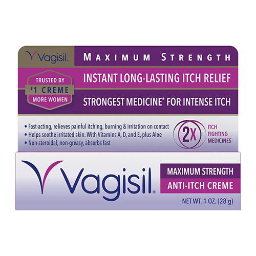 Vagisil Maximum Strength Anti-Itch Cream 1 oz