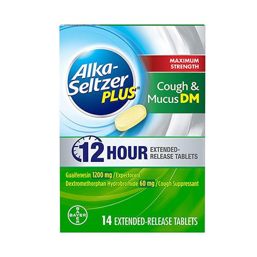 Alka-Seltzer Plus Maximum Strength Cough and Mucus DM / TABLET, EXTENDED RELEASE