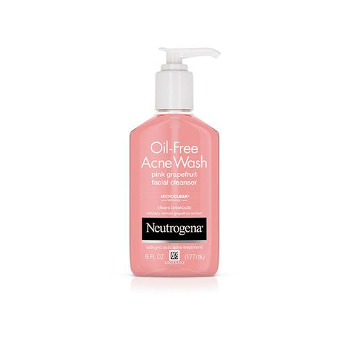 Neutrogena Oil-Free Pink Grapefruit Acne Facial Cleanser 6 fl. oz