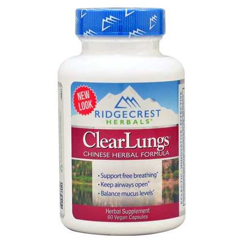 Ridgecrest Herbals ClearLungs (Red) 60 Ct