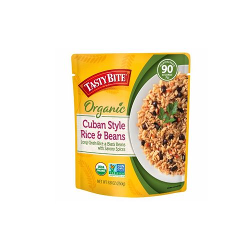 CUBAN STYLE LONG GRAIN RICE & BLACK BEANS WITH SAVORY SPICES, CUBAN STYLE
