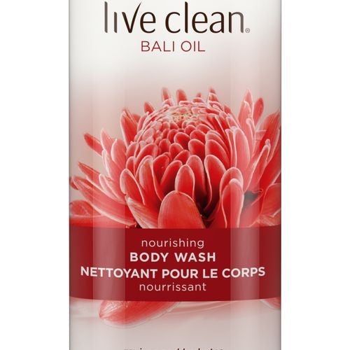 Live Clean Bali Oil Nourishing Body Wash 17 oz Bottle