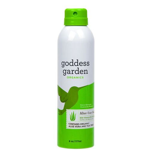 Goddess Garden After-Sun Gel with Aloe Vera Continuous Spray 6 Ounce