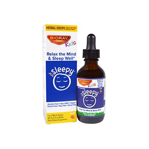 Kids NDF Sleepy Relax The Mind & Sleep Well Maple 2 fl oz (60 ml) Bioray Inc.