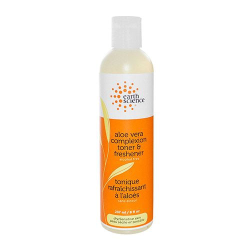 Aloe Vera Complexion Toner & Freshener Alcohol Free 8 fl oz (237 ml) Earth Science
