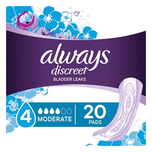 Always Discrete Pads For Bladder Lea
