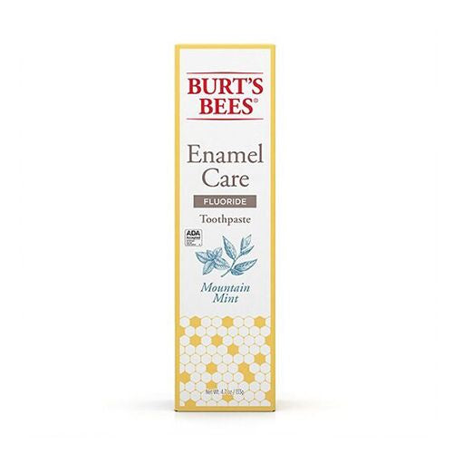 Burt s Bees Enamel Care Fluoride Toothpaste Mountain Mint 4.7 Oz