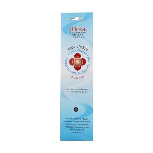 Triloka Ayurvedic Chakra Incense Sticks 10 sticks Root Chakra Muladhara