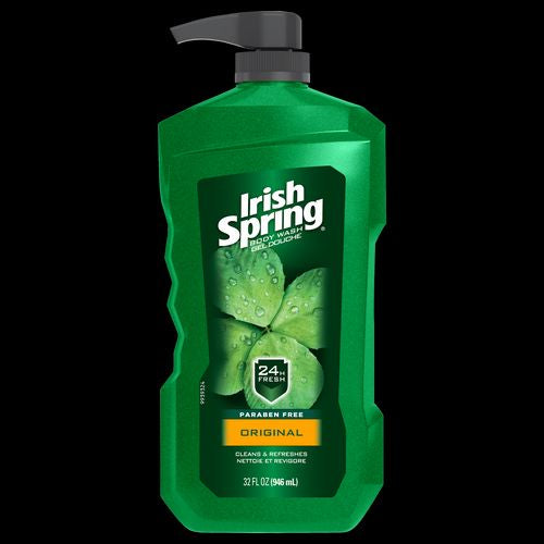 Irish Spring Original Men s Gel Face & Body Wash Pump 32 fl oz.
