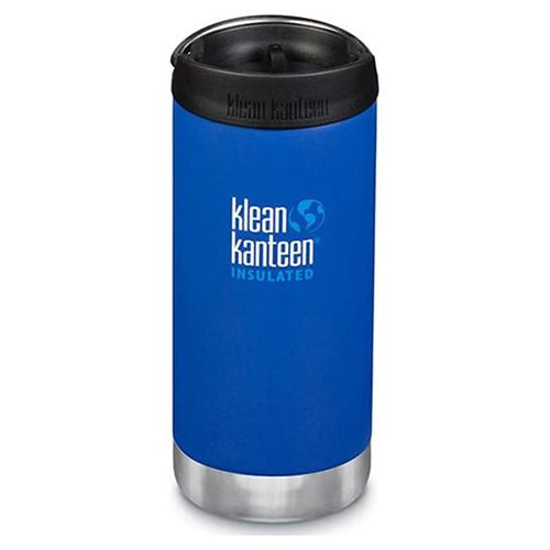 Klean Kanteen 12oz TKWide Insulated Stainless Steel Water Bottle with Cafe Cap - Deep Surf