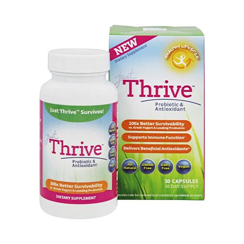 Just Thrive Probiotic - Probiotics for Women  Men  and Children - Supports Immune  Gut Health  30ct  Unisex