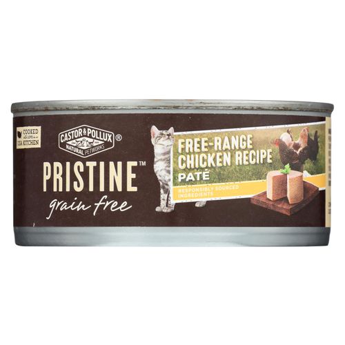 Castor And Pollux - Pristine Grain Free Wet Cat Food - Free-range Chicken Recipe - 5.5 Oz.