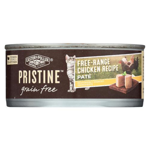 Castor And Pollux - Pristine Grain Free Wet Cat Food - Free-range Chicken Recipe -  5.5 Oz.