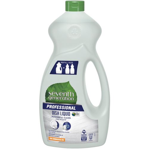 Seventh Generation Dish Liquid Soap Refill Free & Clear 50 oz