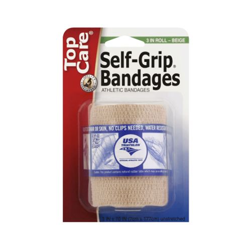 Sports Wrap Top Care Athletic Tape Self Grip Bandage 3 Inch Roll- Made In The Us