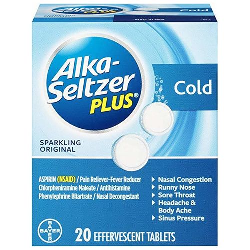 Alka Seltzer Cold Original - 20 Ct