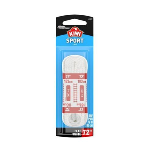 Kiwi Flat 72 Sport Shoe Laces White