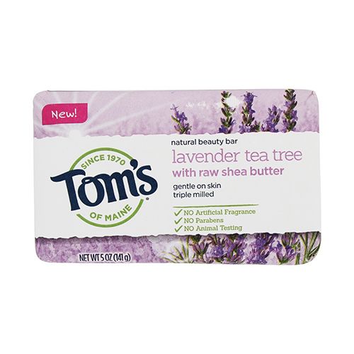 Tom s of Maine Natural Bar Soap Lavender & Shea with Raw Shea Butter 5 oz