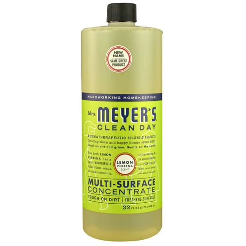 Mrs. Meyer s Clean Day Multi-Surface Concentrate Bottle  Lemon Verbena Scent  32 fl oz