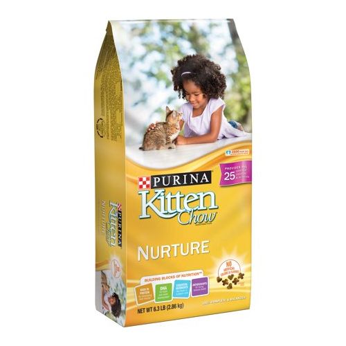 Kitten Chow Chicken Dry Cat Food for Kittens  6.3 lb Bag