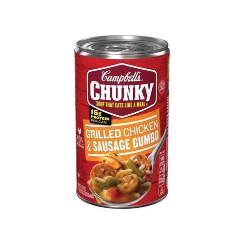 Campbell's Chunky Soup, Grilled Chicken & Sausage Gumbo, 18.8 oz (B000R32OEK)