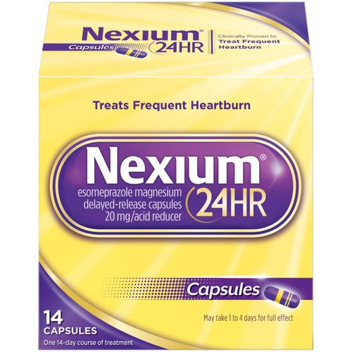 Nexium 24HR Acid Reducer Heartburn Relief Capsules With Esomeprazole Magnesium - 14