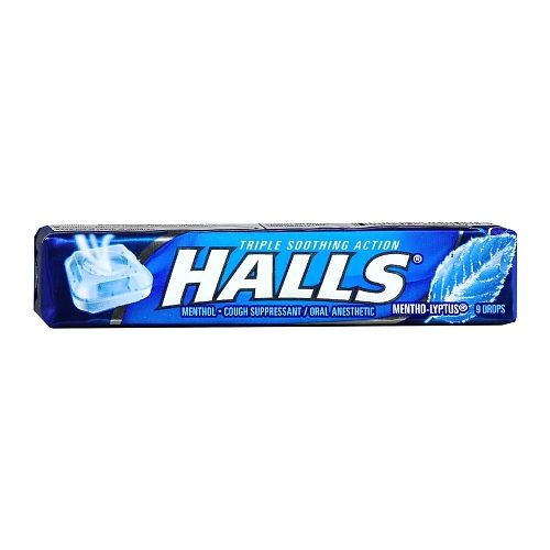 Halls Cough Suppressant Menthol Lyptus Drops - 9 Ea / Pack 20 Pack