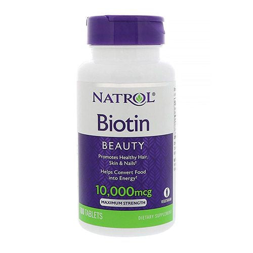 Natrol Biotin 10000mcg Tablets 100 Ct