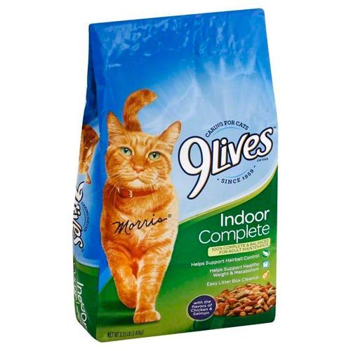 9Lives Indoor Complete Cat Food 3.15-Pound
