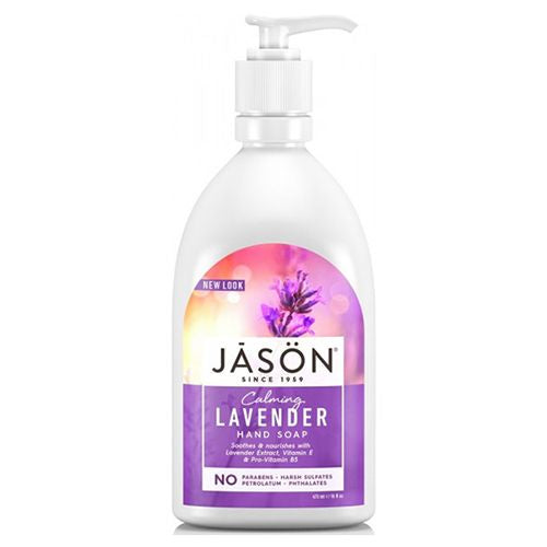JASON Calming Lavender Hand Soap 16 Ounce Bottle