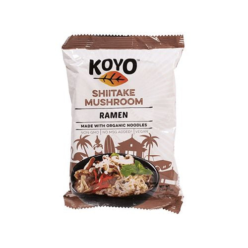 SHITAKE MUSHROOM RAMEN ORGANIC NOODLES, SHITAKE MUSHROOM