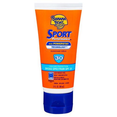 Banana Boat Sport Performance Sunscreen Lotion SPF 30 3 Oz
