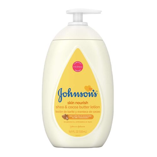 Johnson s Tear-Free Skin Nourish Moisture Baby Soap & Body Wash Shea & Cocoa Butter Shower Gel 16.9 FL OZ