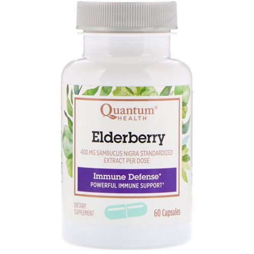 Quantum Elderberry Immune Defense Extract - 400 Mg - 60 Capsules