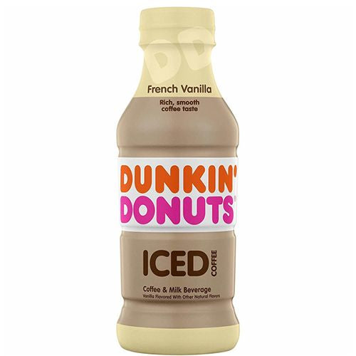 Dunkin French Vanilla Iced Bottled Coffee Drink 13.7 fl oz