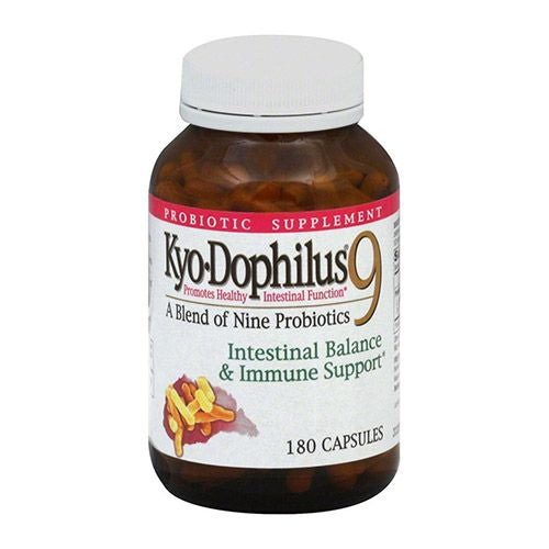 Kyo-Dophilus Multi 9 Probiotic 6 Billion CFU 180 Capsules Kyolic