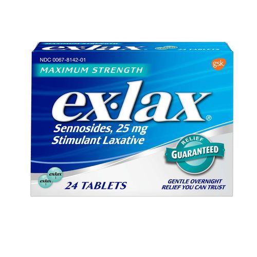 EX-LAX MAXIMUM STRENGTH STIMULANT LAXATIVE / PILL